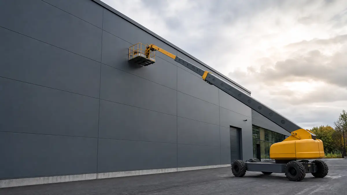 Boom Lifts jobsite access in Lafayette
